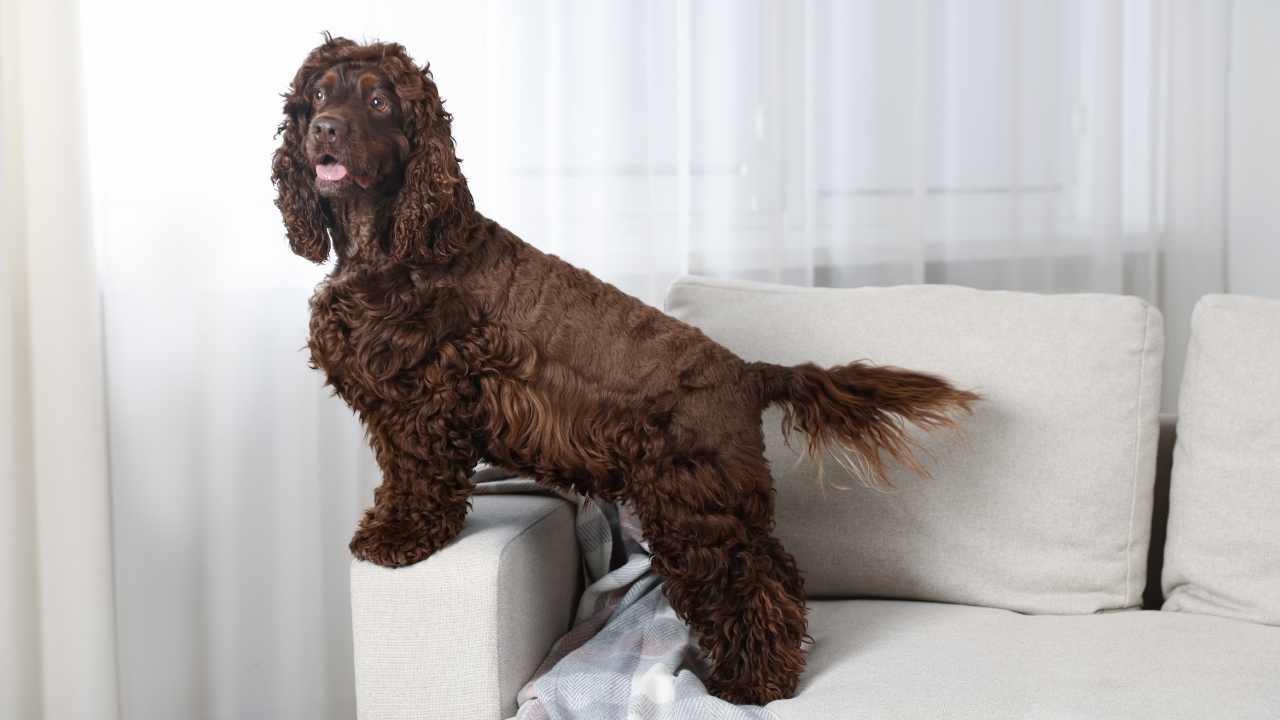 köpek koltukta duruyor