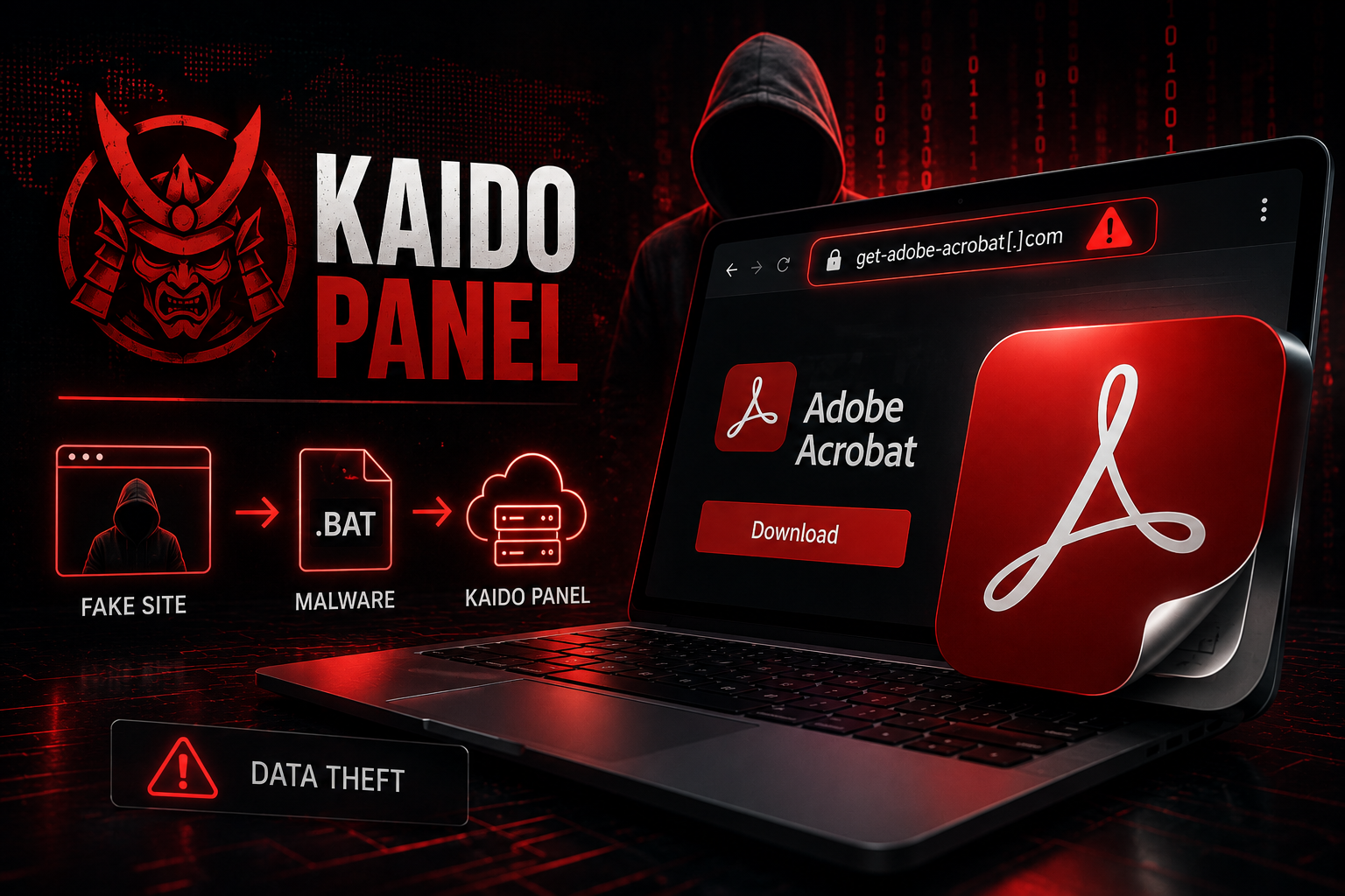 Kaido Panel: Dịch vụ MaaS giấu sau domain giả Adobe Acrobat, nhắm vào tài chính