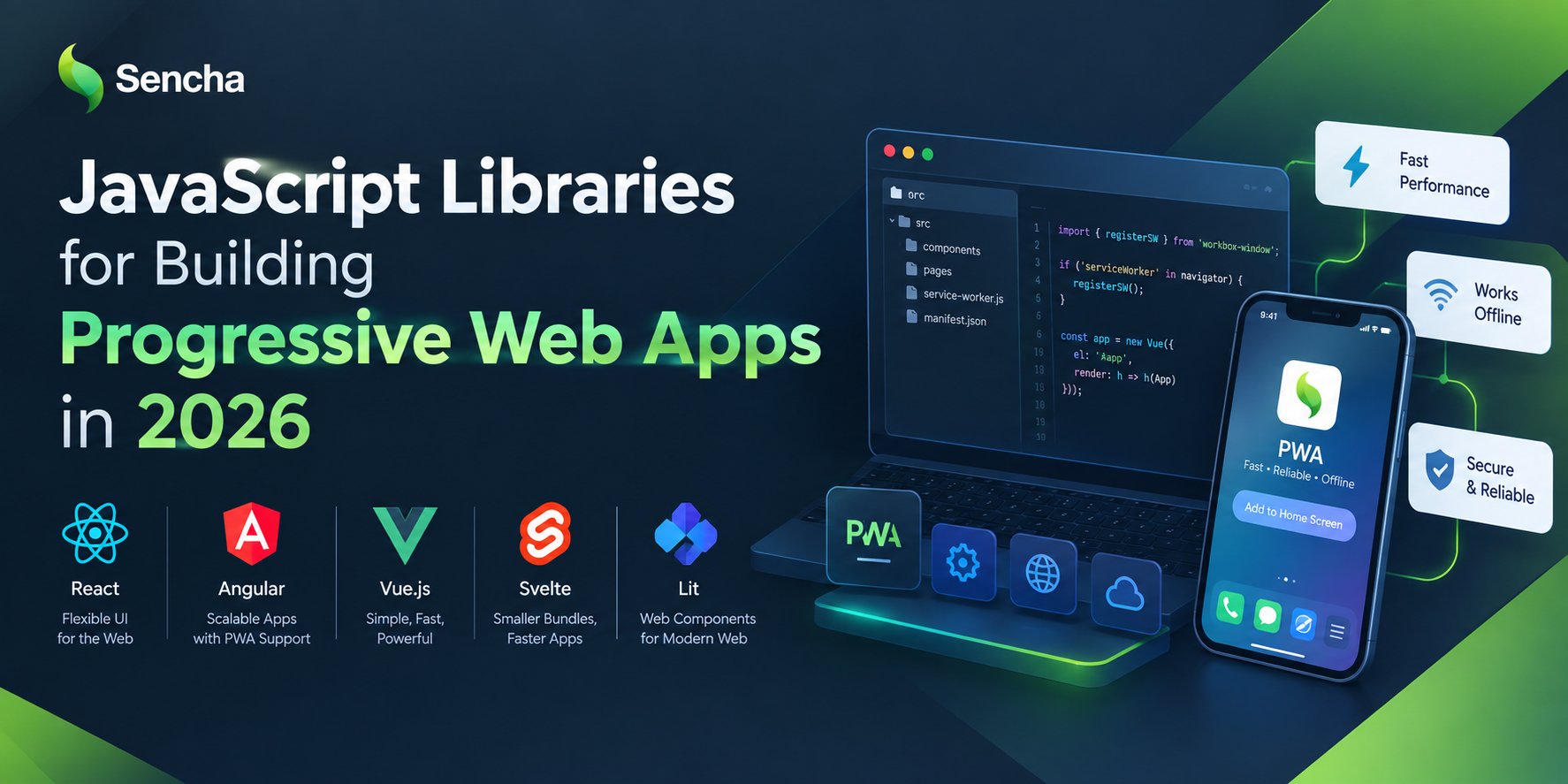 JavaScript Frameworks for Progressive Web Apps: A 2026 Guide