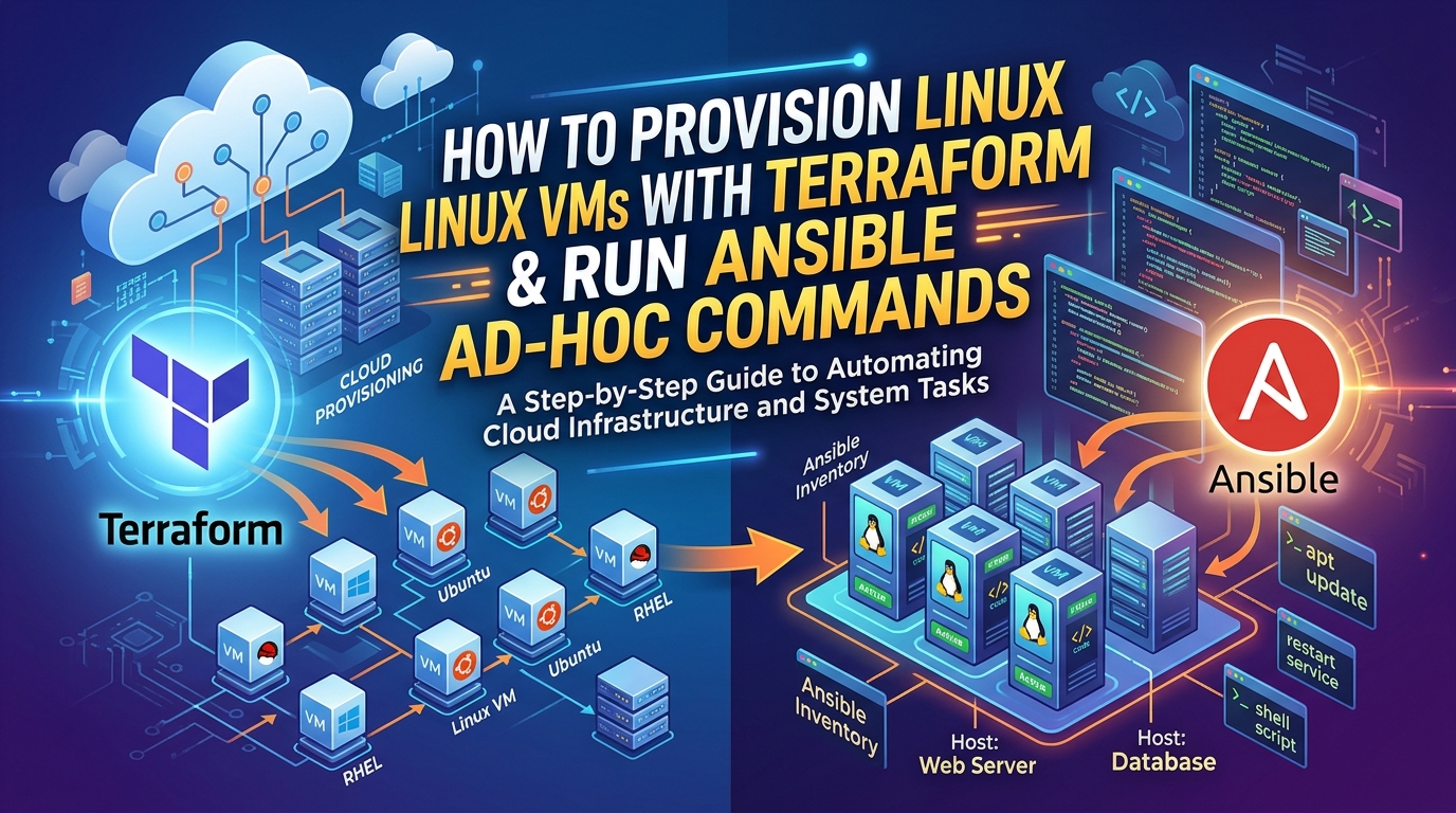 How to provision Linux VMs with Terraform and Run Ansible Ad-Hoc Commands
