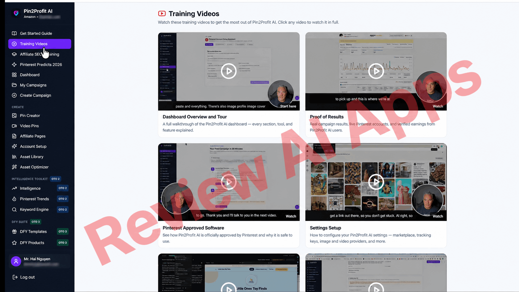 Pin2Profit AI Review - Training Camp