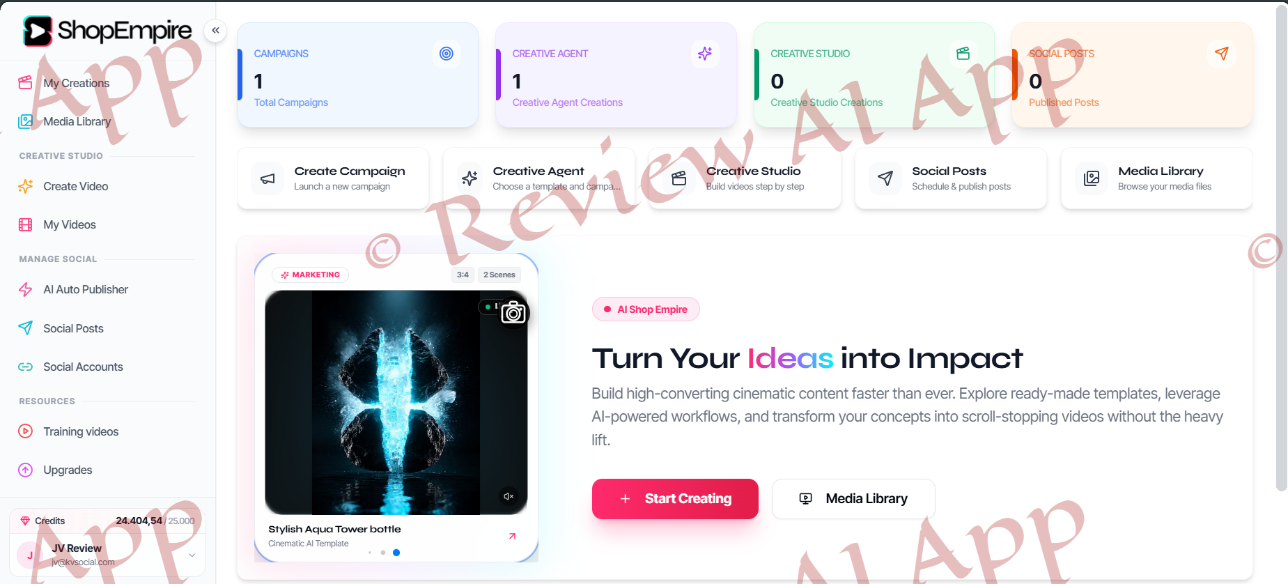 ShopEmpire Review - Inside The Member's Area
