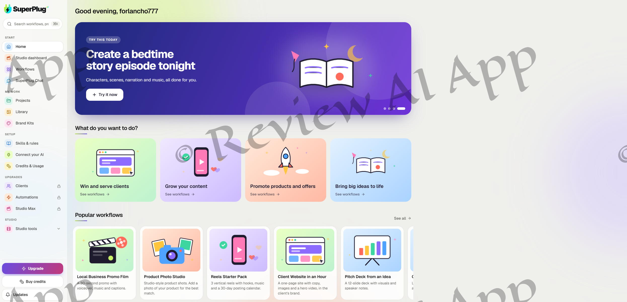 SuperPlug AI Review - Inside The Member's Area