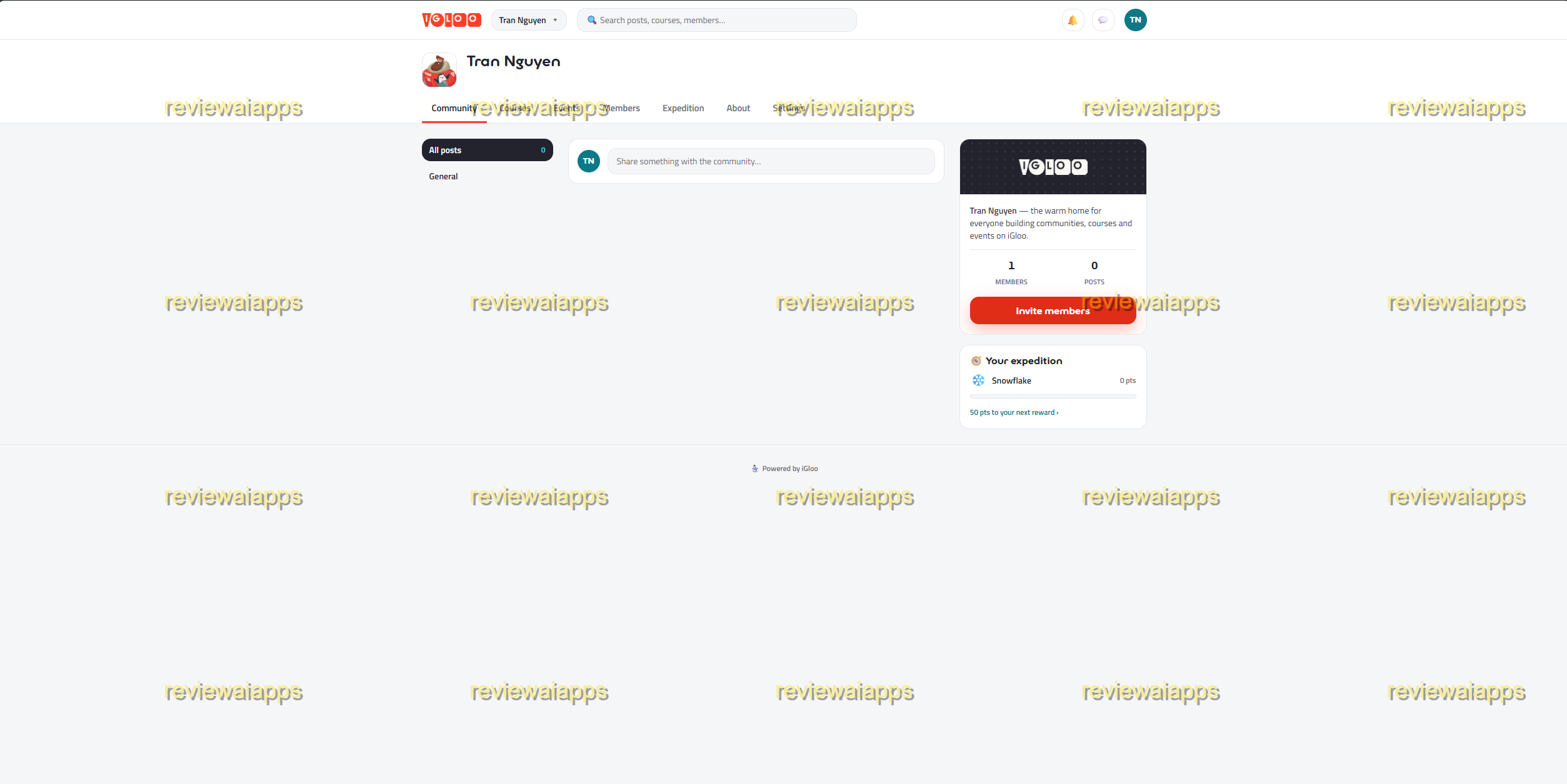 Inside Community with IGloo App AI