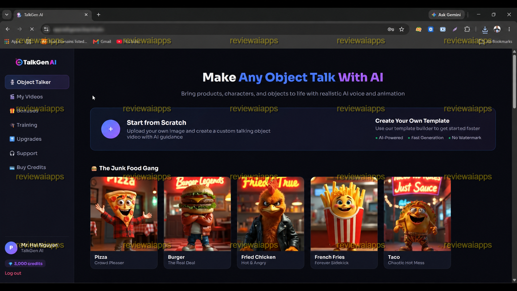 TalkGen AI Review - Member Area