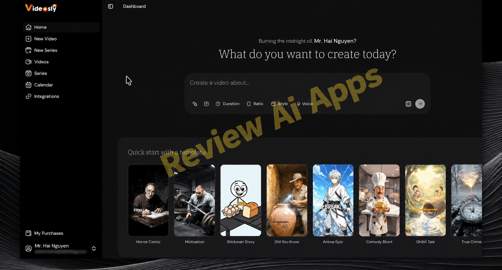 Videosly Review - Inside The Member's Area