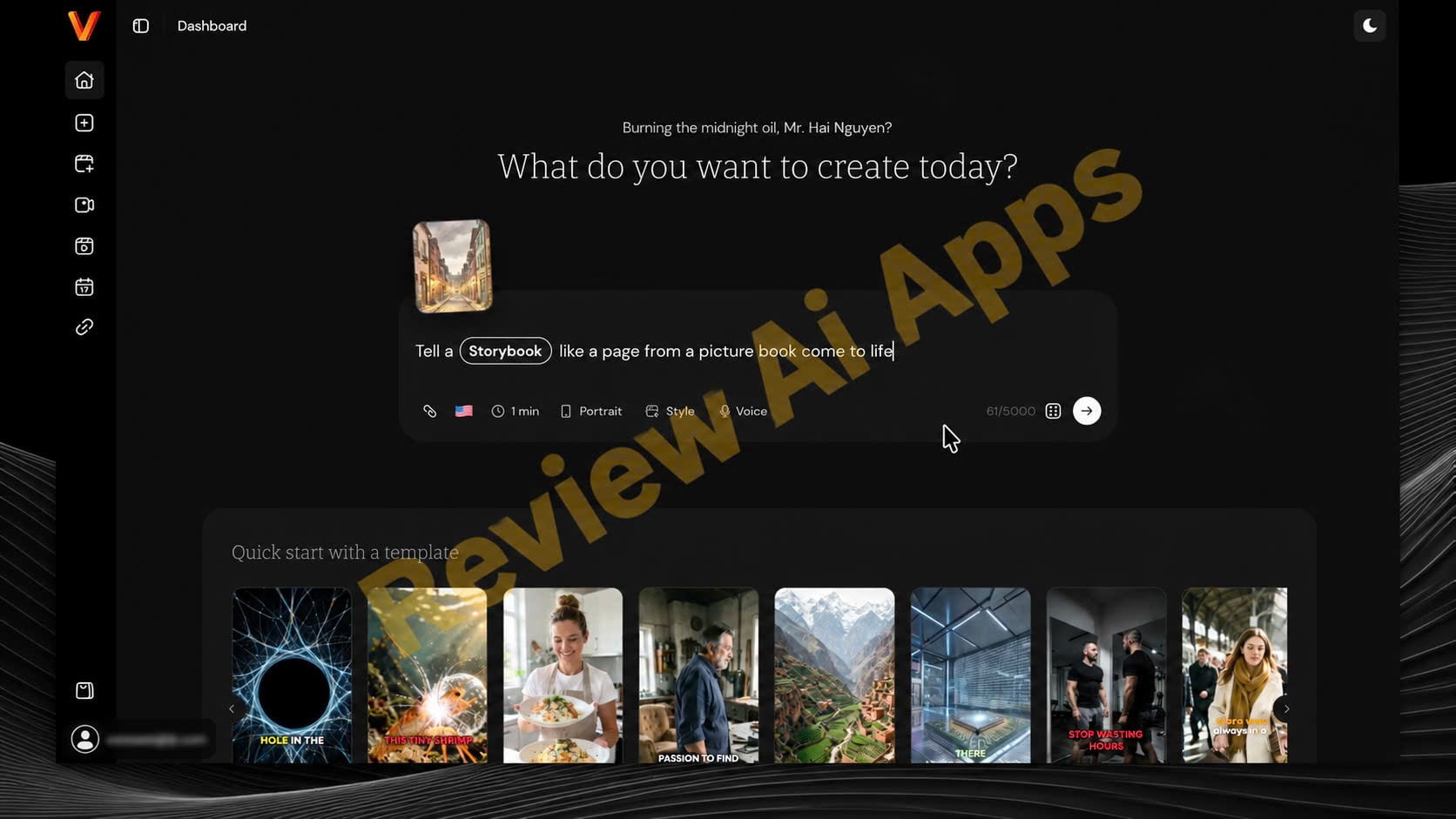 videosly.ai review - create video from template