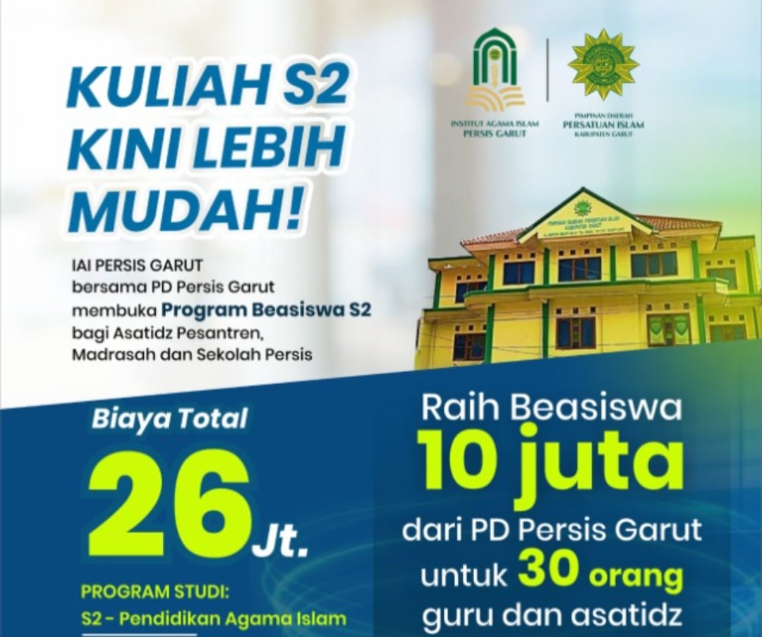Resmi Ditetapkan, Inilah 76 Nama Penerima Beasiswa S2 Kerjasama IAI Persis Garut dengan PD PERSIS Garut