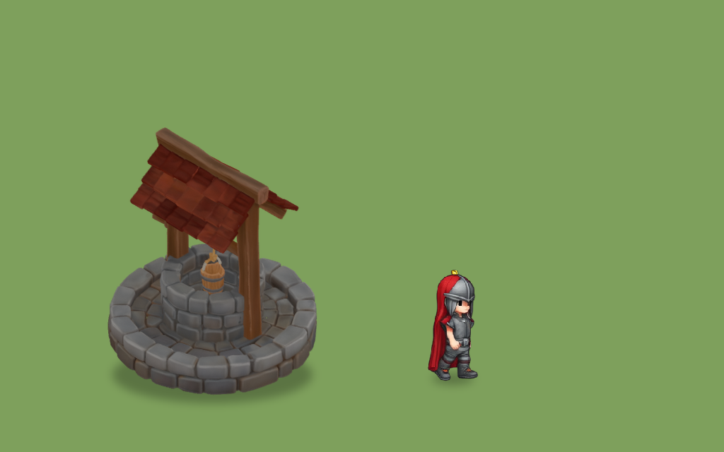 knight and well