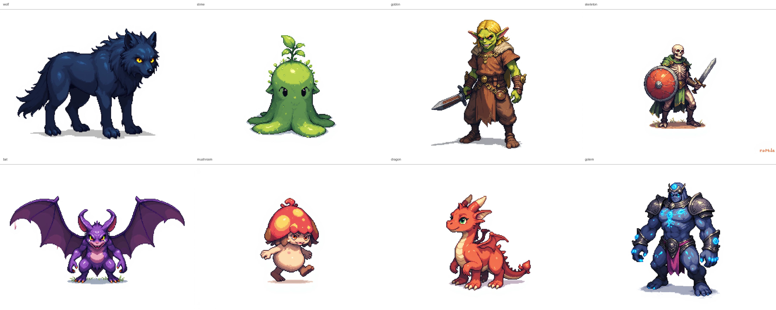 Round 1, all eight