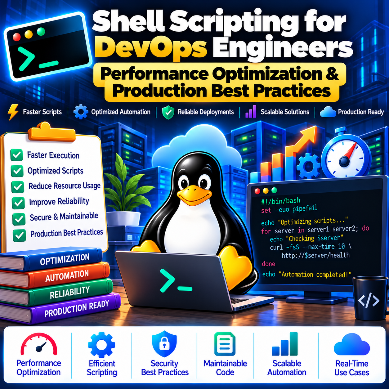 Shell Scripting — Performance Optimization & Production Best Practices
