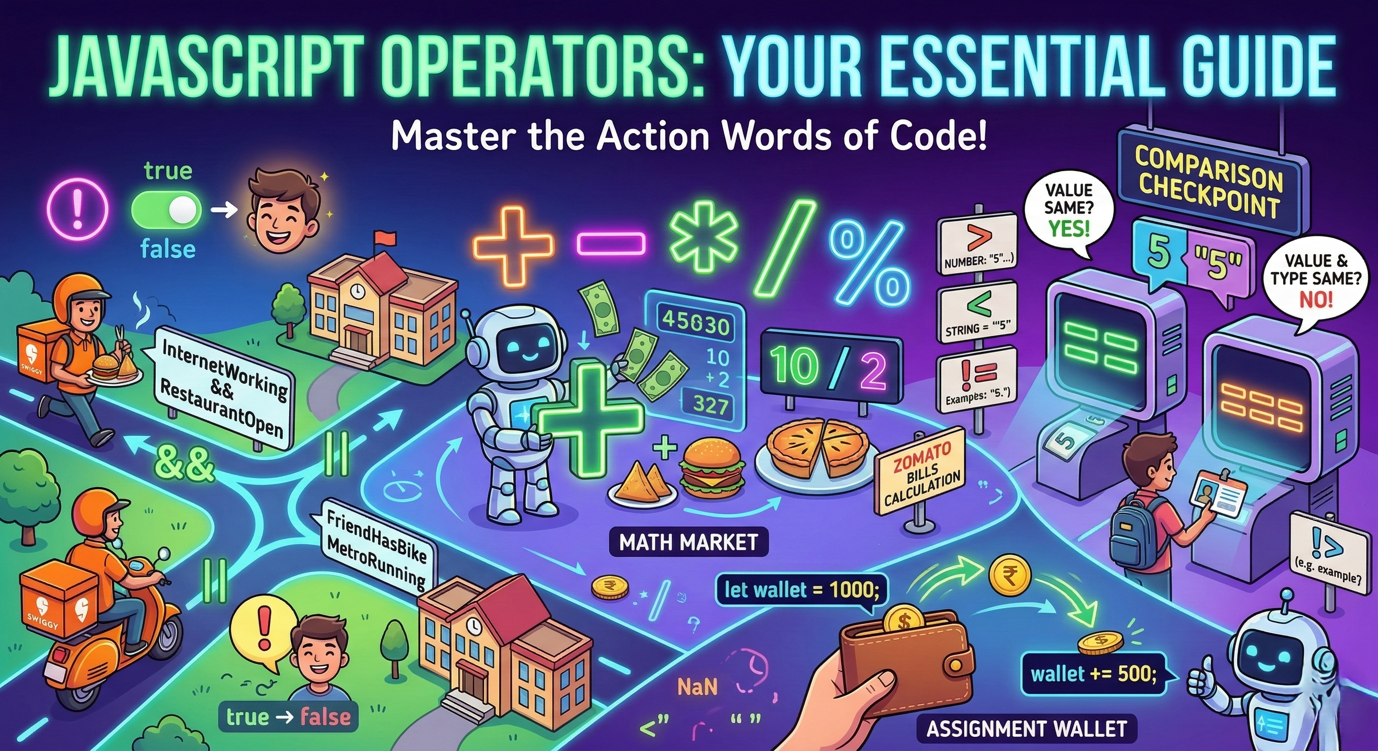 JavaScript Operators: The Basics You Need to Know