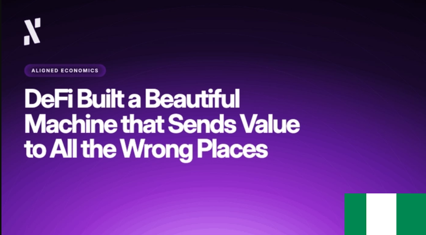 DeFi Build Fine Machine Wey Dey Send Better Value Go Wrong Places