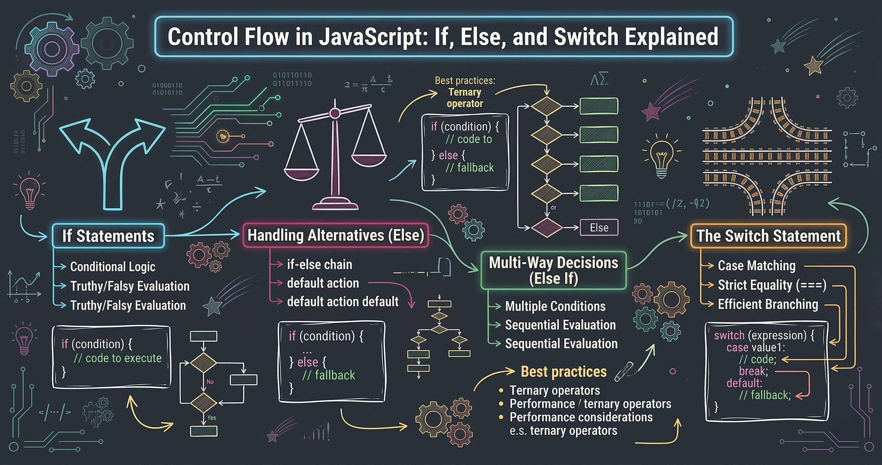 Control Flow in JavaScript: If, Else, and Switch Explained