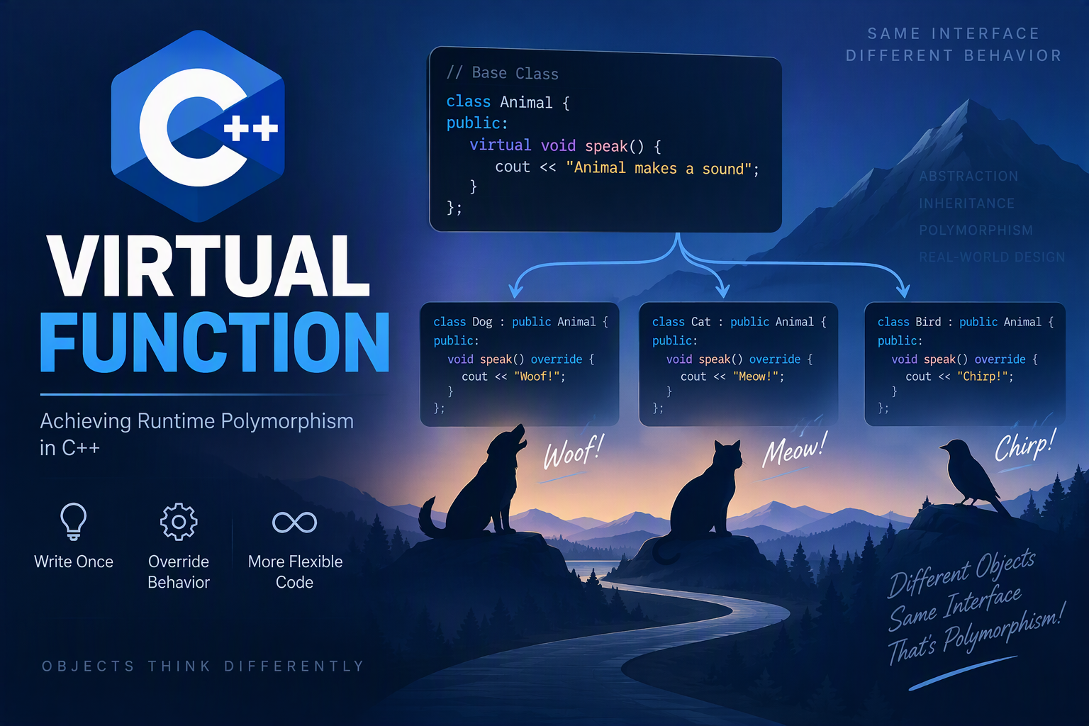 Understanding Virtual Functions in C++