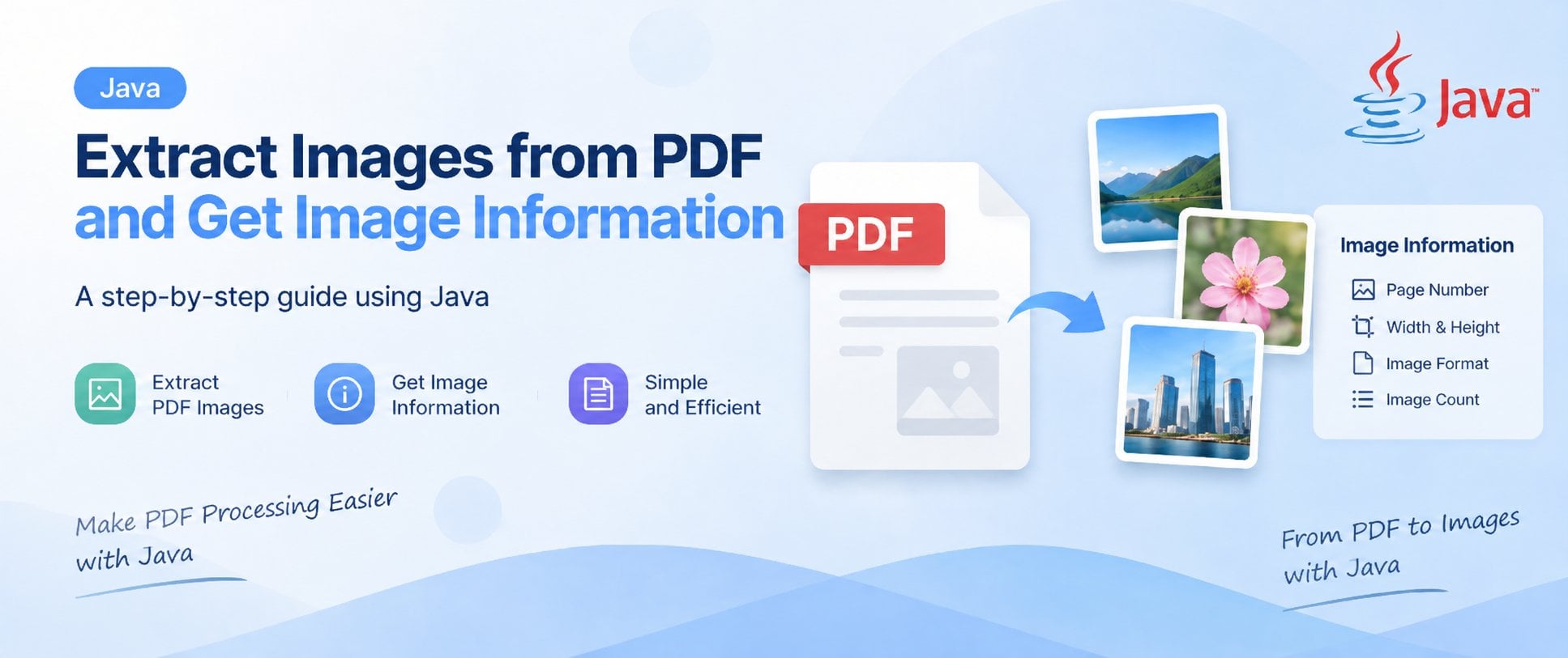 How to Extract Images and Image Information from PDF in Java
