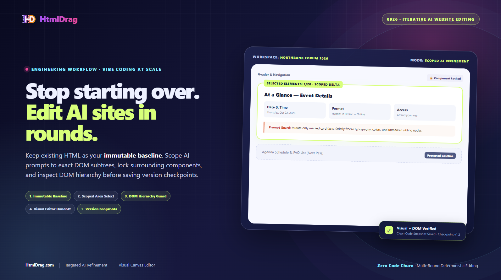 How to Edit an AI-Generated Website in Multiple Rounds Without Starting Over