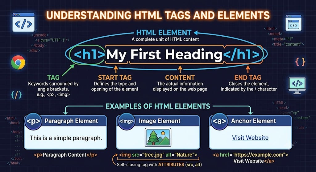 Understanding HTML Tags and Elements