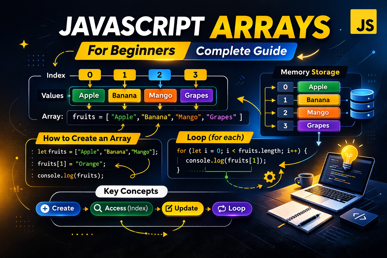 JavaScript Arrays 101 Understanding Arrays the Simple Way