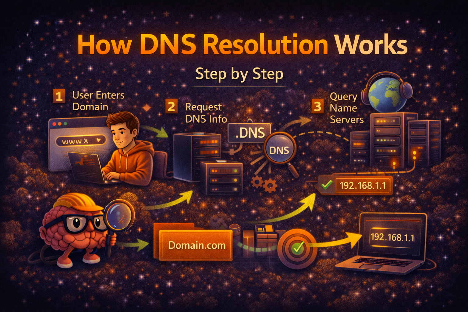 How DNS Resolution Works Step by Step