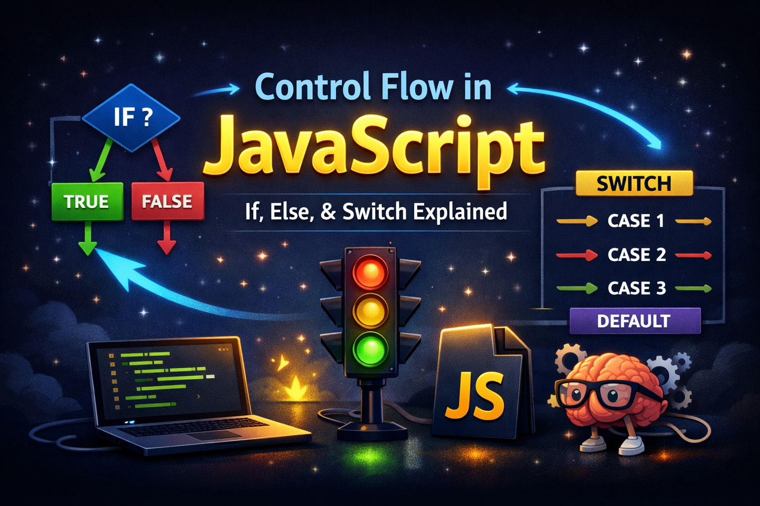 Control Flow in JavaScript: If, Else, and Switch Explained