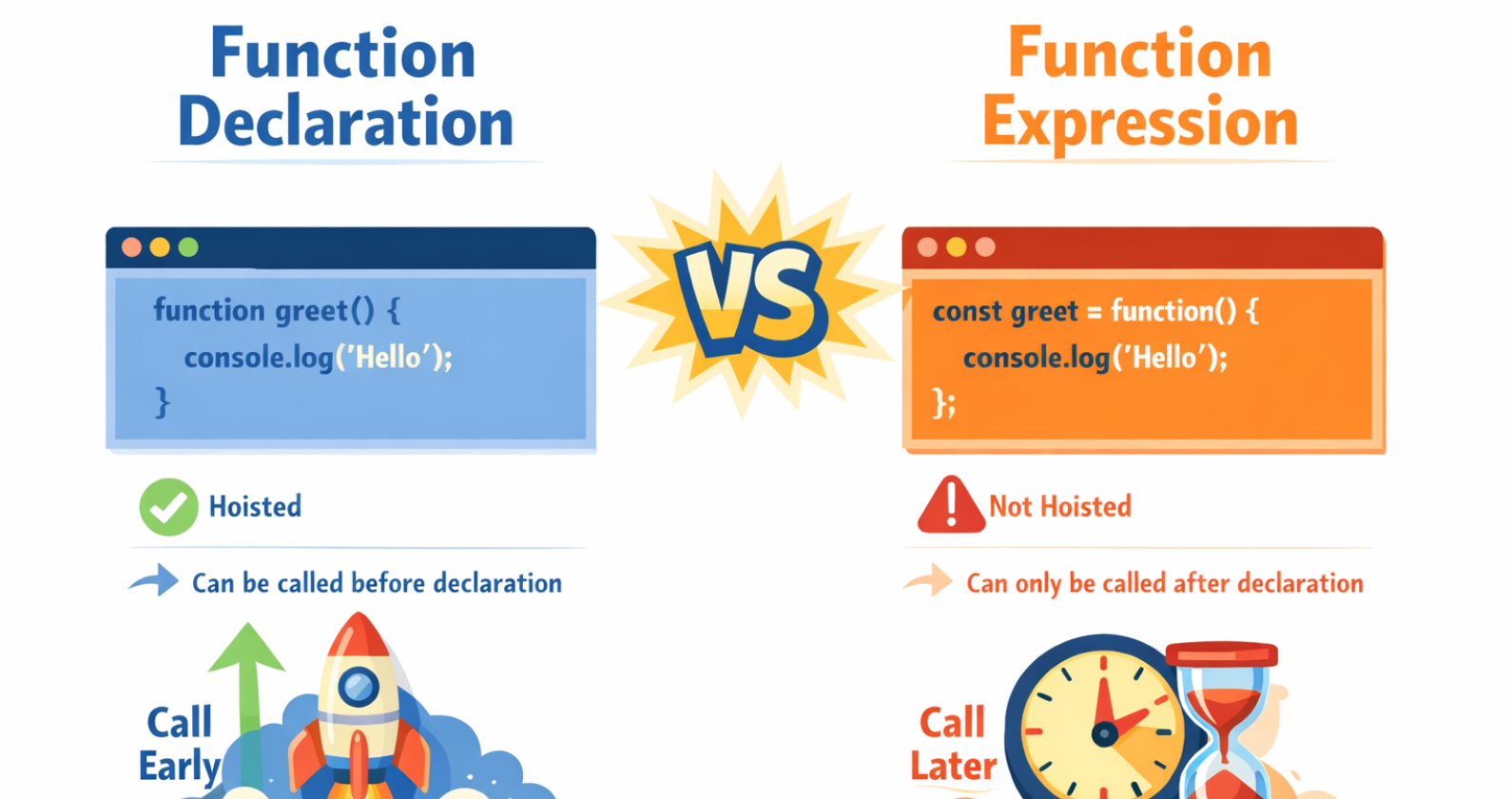 Function Declaration vs Function Expression: What’s the Difference?