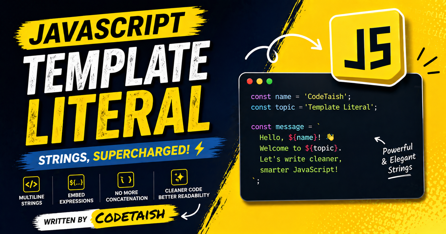 String Template in javascript