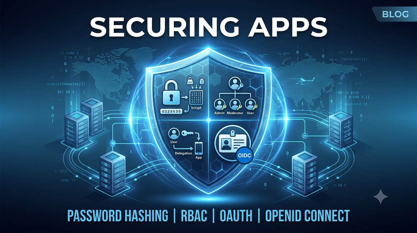 Securing Apps: Password Hashing, RBAC, OAuth, and OpenID Connect