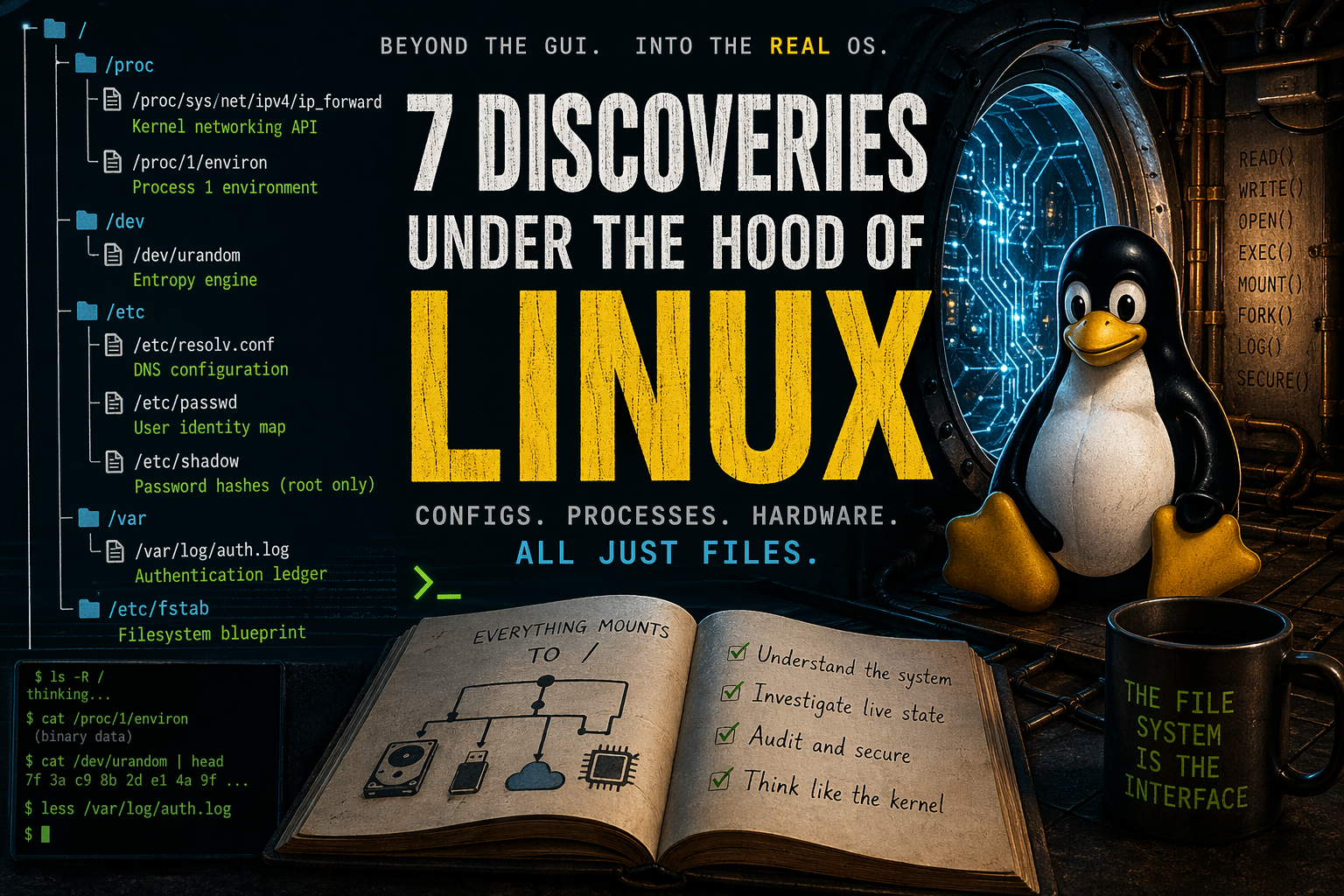 The "Everything is a File" Illusion: Hunting Deep Inside the Linux Architecture