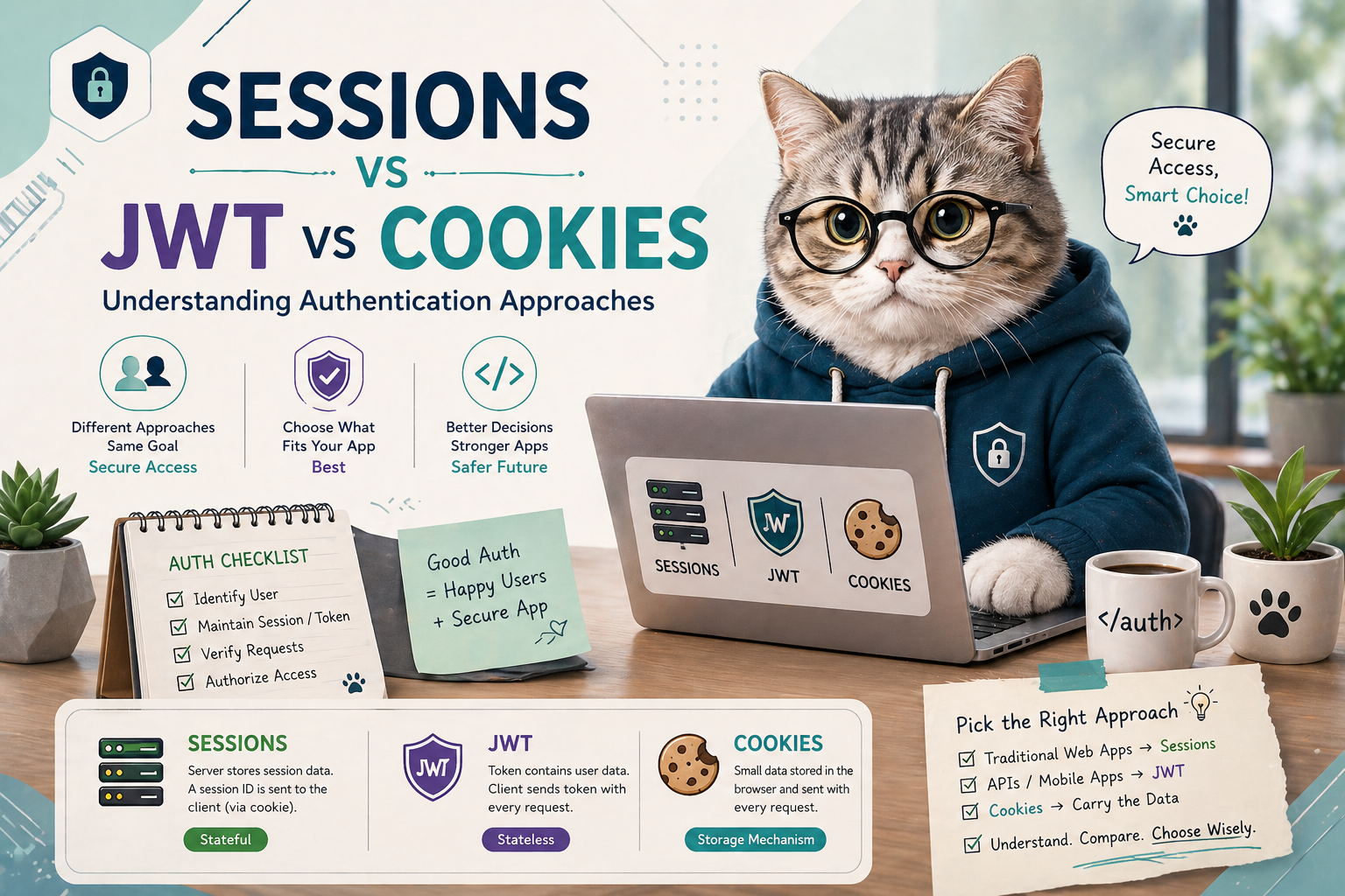 Discussion on "Sessions vs JWT vs Cookies: Understanding Authentication ...