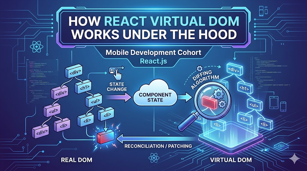 How React Virtual DOM Works Under the Hood