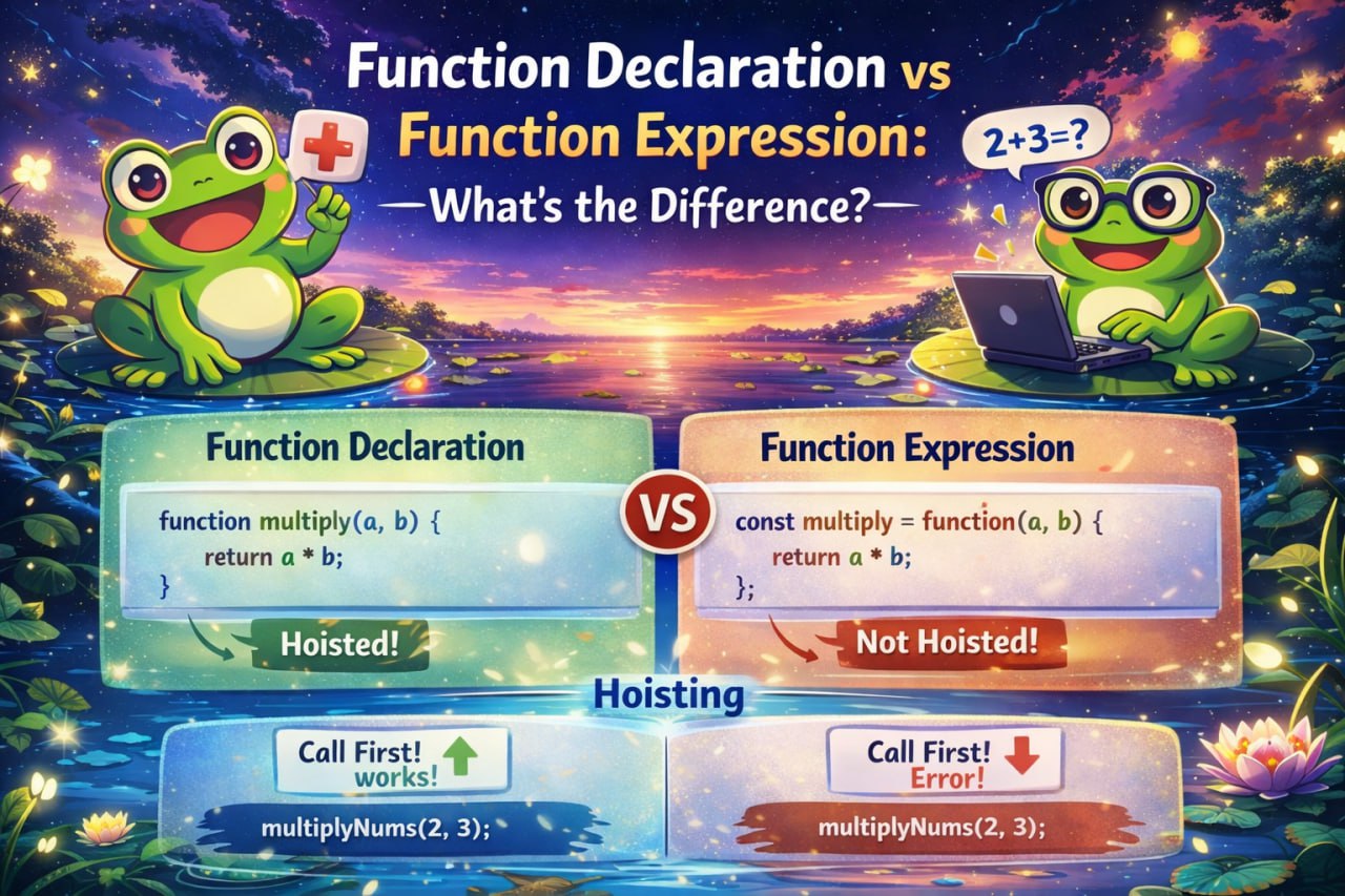 Function Declaration vs Function Expression: What’s the Difference?