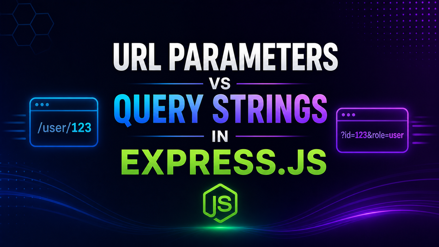 URL Parameters vs Query Strings in Express.js