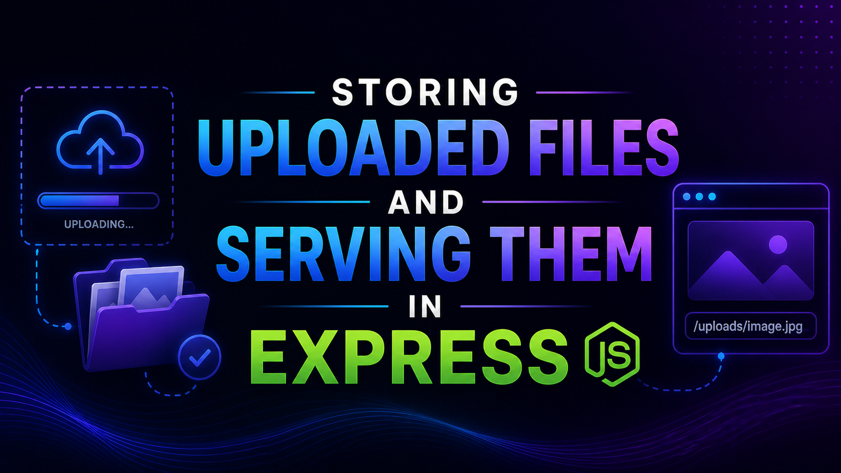Storing Uploaded Files and Serving Them in Express