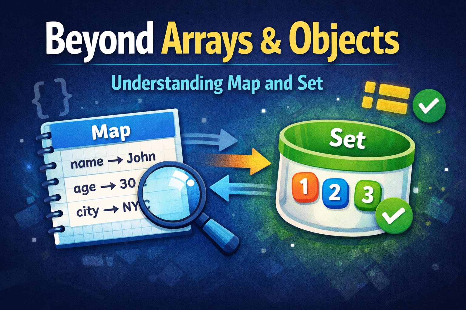 JavaScript Map & Set: Modern Data Structures Explained ╰(*°▽°*)╯