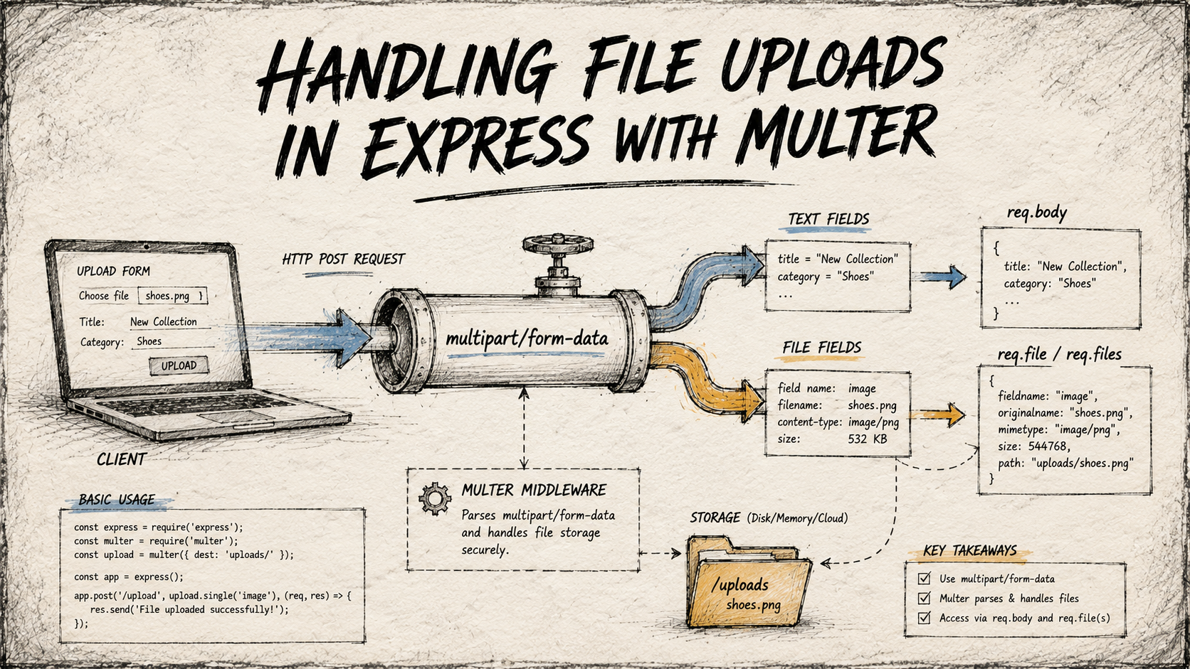 Handling File Uploads in Express with Multer