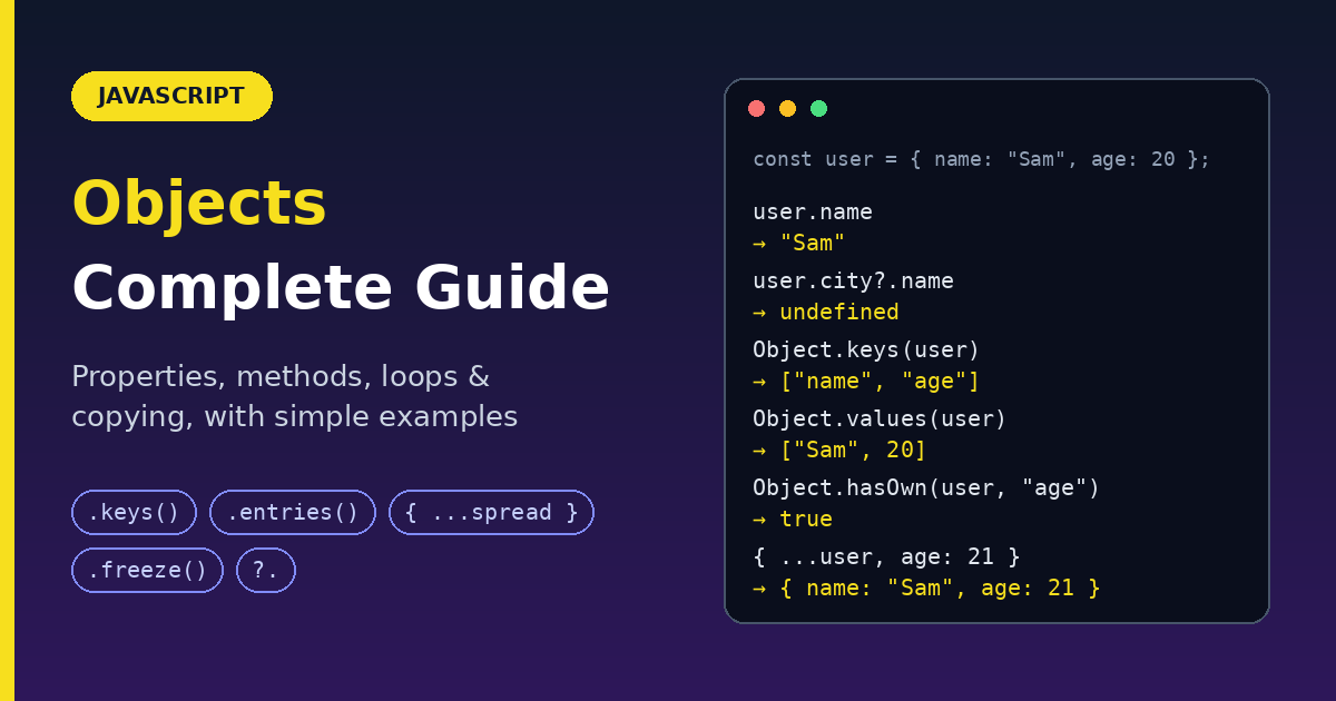 JavaScript Objects
