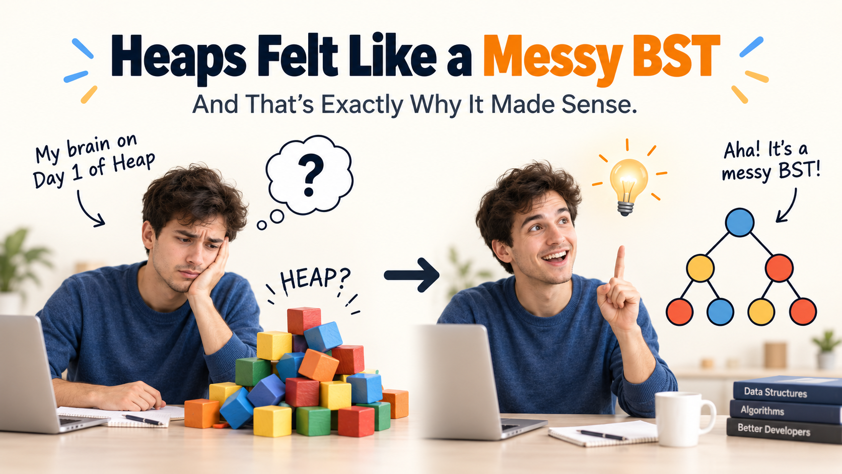 Heaps Felt Like a Messy BST — And That's Exactly Why It Made Sense