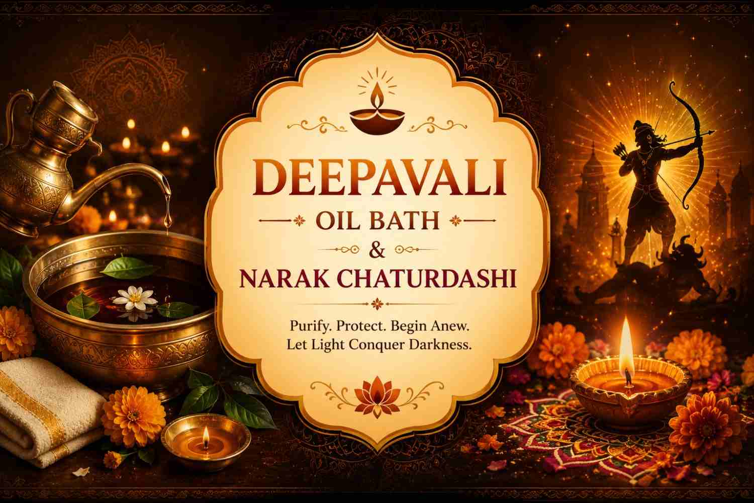 Deepavali oil bath & Narak Chaturdashi: the sacred morning before Diwali