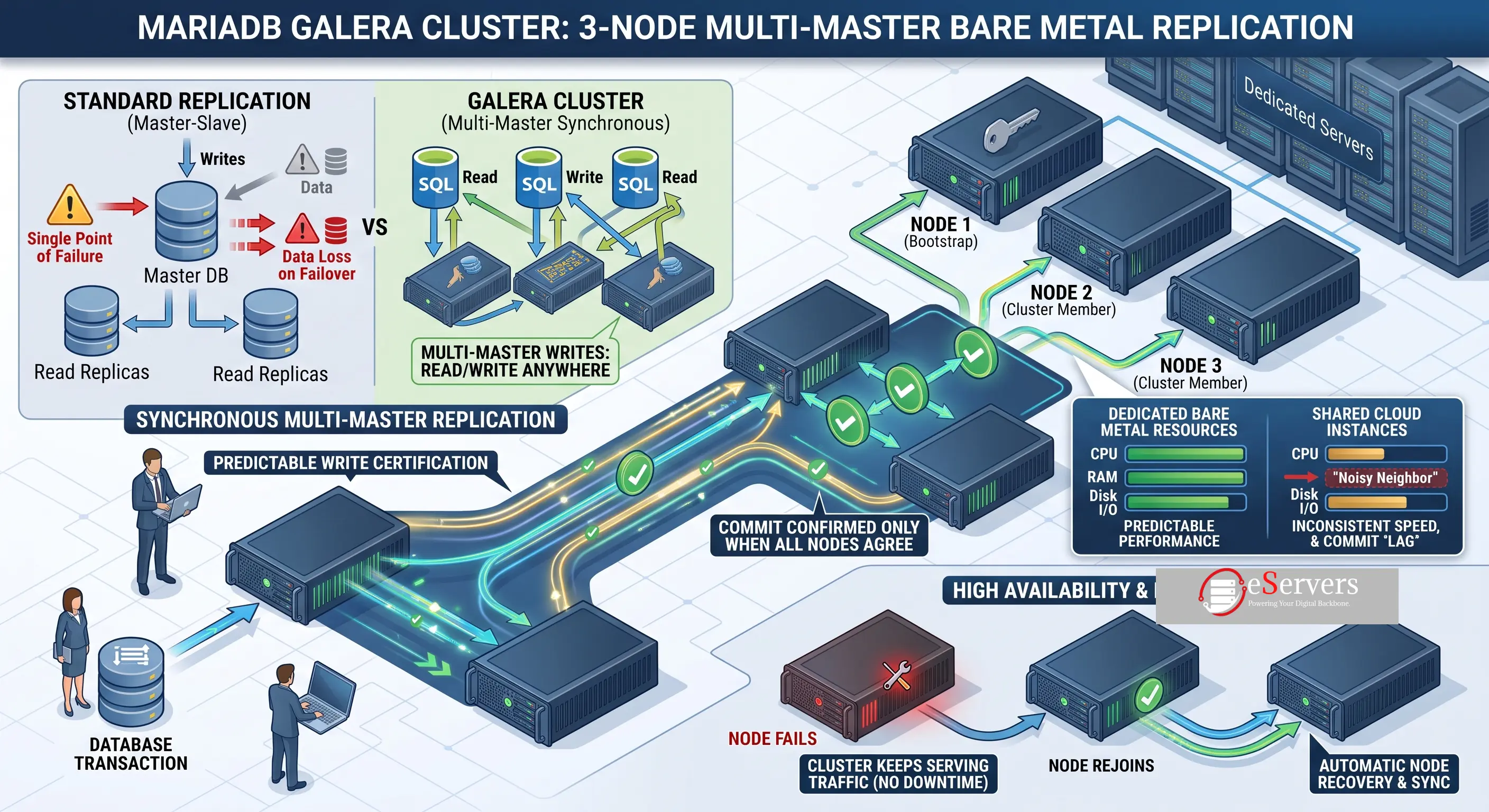 Database Architecture: Deploying a 3-Node MariaDB Galera Cluster