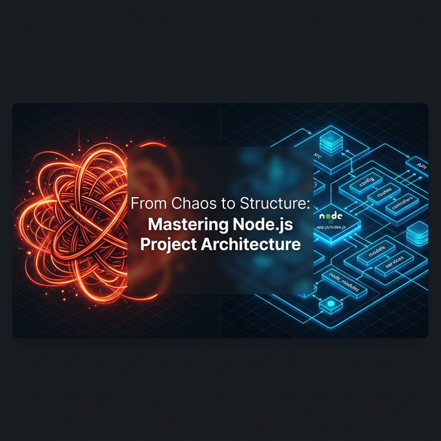 Stop Generate Messy Code – Start with a Senior-Grade Node.js Structure