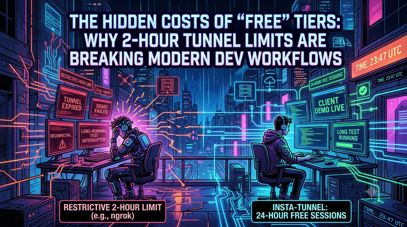 The Hidden Costs of “Free” Tiers: What Localhost Tunnel Limits Really Cost Your Workflow