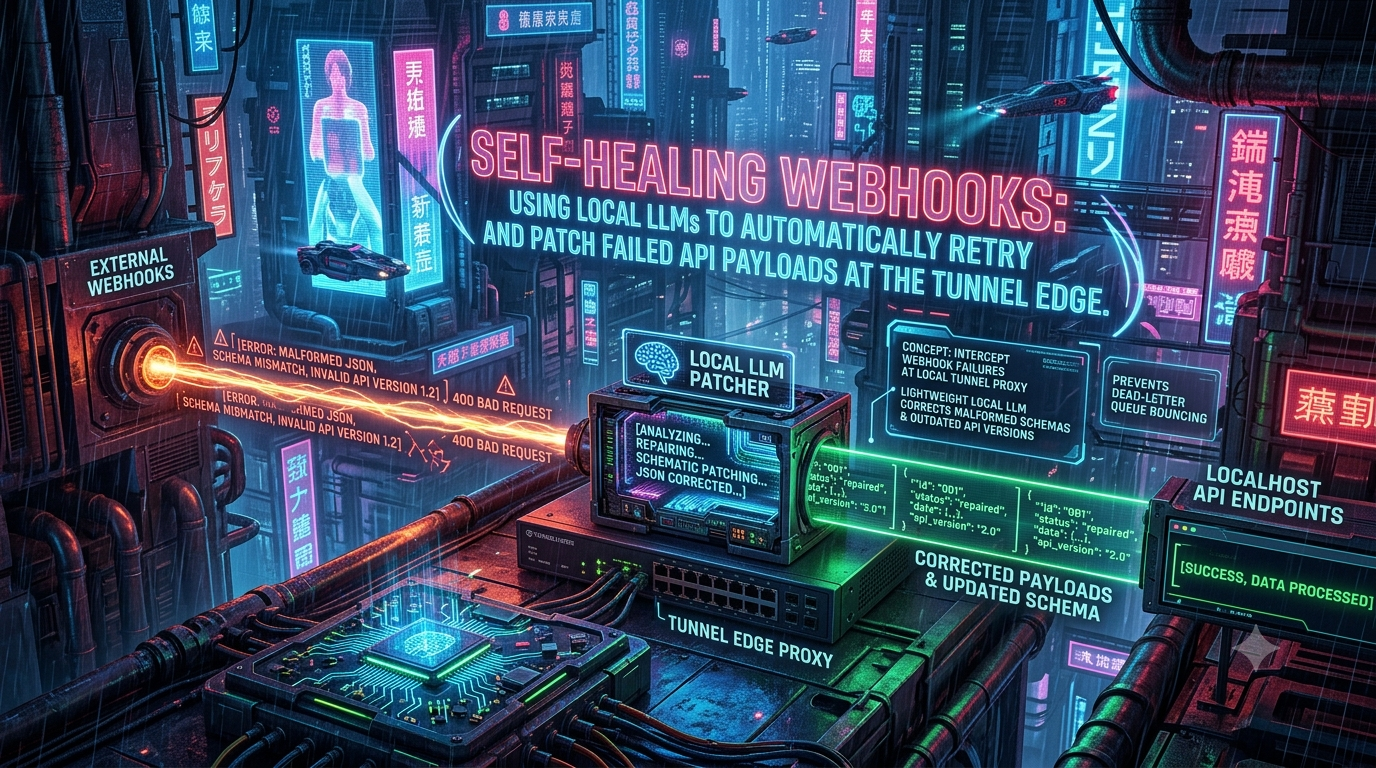 Self-Healing Webhooks: Using Local LLMs to Automatically Retry and Patch Failed API Payloads at the Tunnel Edge