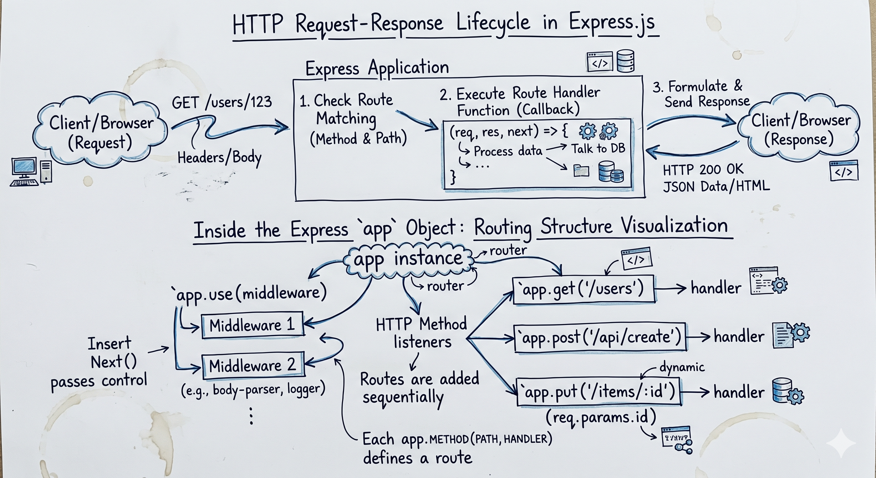 Creating Routes and Handling Requests with Express