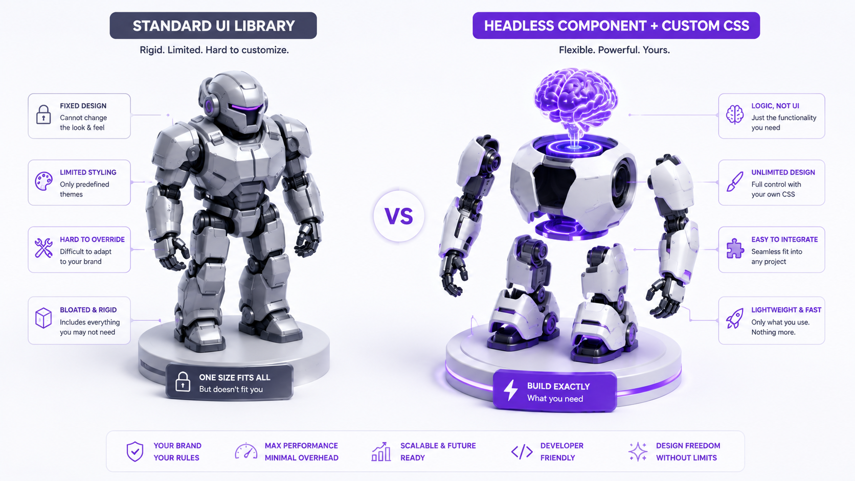 Ditch UI Libraries: Headless Components