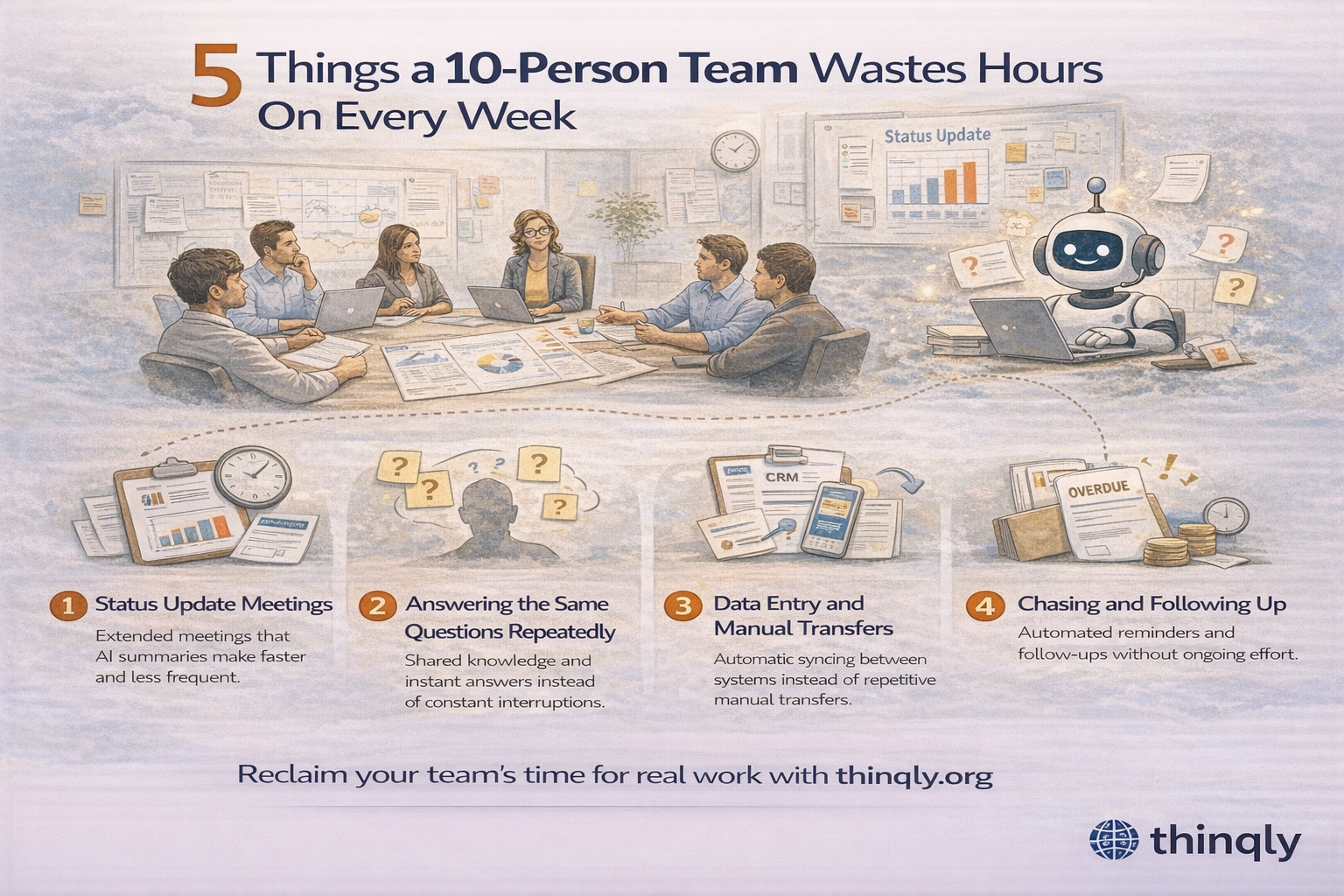 5 Things a 10-Person Team Wastes Hours On Every Week