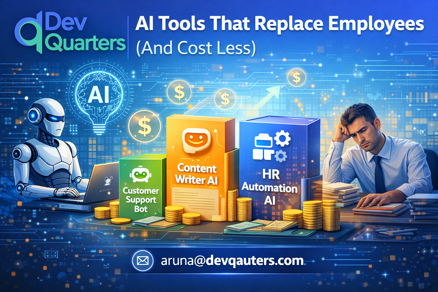 AI Tools That Replace Employees (And Cost Less)