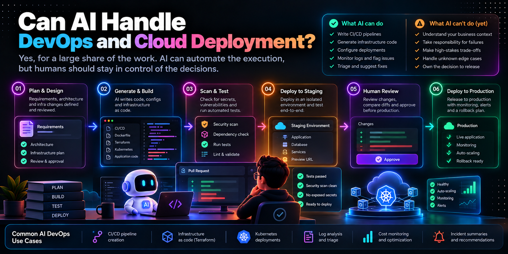 How AI Agents Handle DevOps and Cloud Deployment (and Where Review Matters)