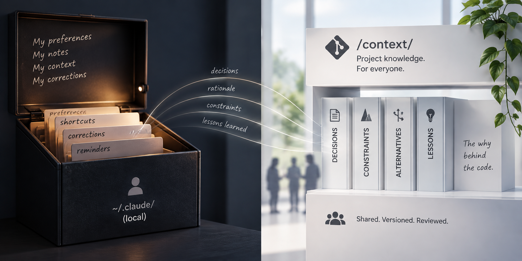 Session memory is not project memory. It fixes the same complaint.