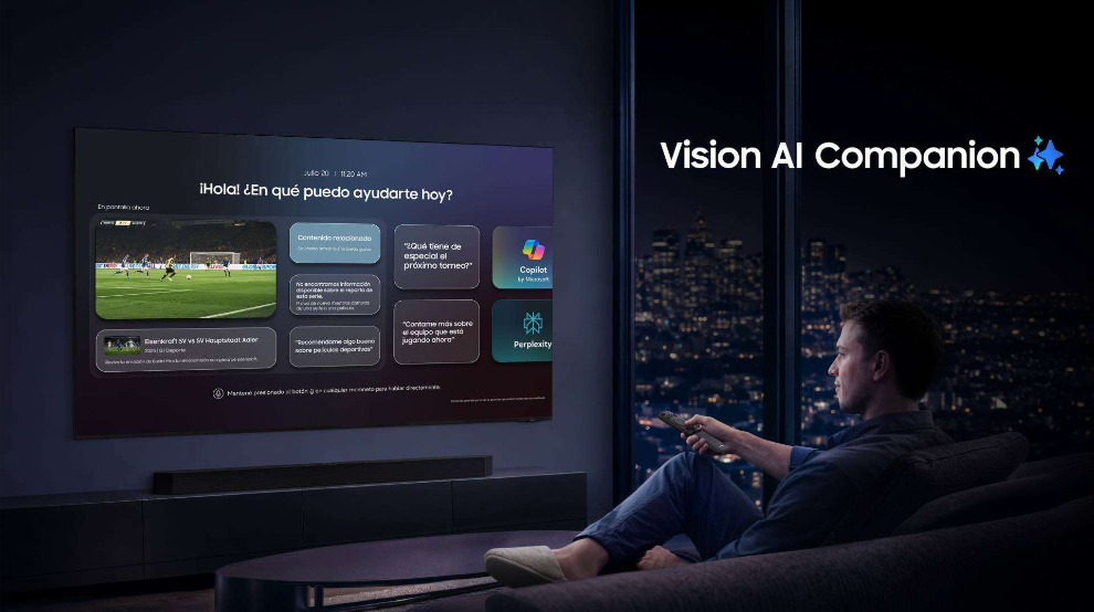 Samsung presenta Vision AI Companion y transforma sus pantallas en centros de interacción inteligente
